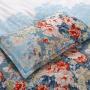 Generic New Bed Duvet Cover&Pillow Case&Sheet Bedding Set Twin/Single Queen/Double King Blue Single Blue Single (small)