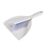 Generic Mini Dustpan and Brush Set with Handles Cleaning Tool for Home Shelf Kitchen Office Desk Tabletop Floor and Sofa White