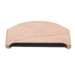Generic Wool Comb Wooden Pilling Fuzz Fabric Lint Remover Clothing Brush Tool for De-Pilling Clothing Garments Knits Wool Care