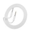 Generic 3.5mm Jack Auxiliary Audio Cable Male To Male Stereo Audio Extension Cord,White