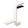 Generic Desk Mount Non-slip Headphone Hanging Rack Storage-White
