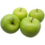 Generic 4 Large Artificial Green Apples-Fruit