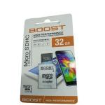 32GB Boost Micro SD Memory Card + SD Adapter
