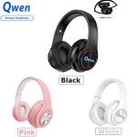 Qwen Wireless Earphones Bluetooth Headphones LED Light Foldable Headset