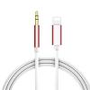 Generic For IPhone Aux Cord Aux Cord for Car Apple to 3.5mm Aux Cable for IPhone5 and Above Models and Ipad-Rose Gold