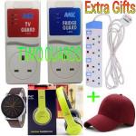 MK TV Guard ,Fridge Guard +Extra 4way Power Extension + Gifts