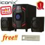 Iconix Sub Woofer System Bluetooth + Free 32gb Flash