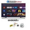 Gld 32" Inch Smart TV, Bluetooth + FREE Aerial & Clips