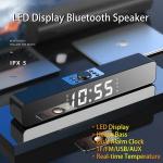 Generic Soundbar LED Alarm Clock Bluetooth Speaker