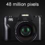 Generic Digitial Camera 4K HD 30 Million Pixel Entry Mirrorless Digital Camera WIFI Camera For Beginner Teens Black
