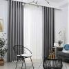 Generic Curtains 3pc Gray + Sheer