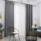 Generic Curtains 3pc Gray + Sheer