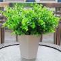 Generic 7-Branches Artificial Fake Plastic Silk Eucalyptus Plant-