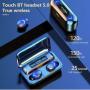 Generic F9 TWS Earphones Wireless Headphones Bluetooth Headsets 3000mAh Charging Box With Mic Stereo In-Ear Earbuds Sports