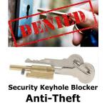 Generic Keyhole Lock Blocker Stop Access Office Door Block Security