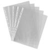 Generic 100pcs  A4 Clear Plastic Document Pocket Folders Filing Wallet Sleeves