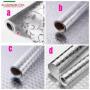 Generic Self Adhesive Aluminum Foil Kitchen Wallpaper Stickers