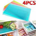 Generic 4Pcs Fridge Mat Shelf Liner Set