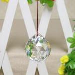 Generic FENG SHUI HANGING K CRYSTAL BALL 2.4" 60mm Large Faceted Pri