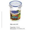 Kenpoly Plastic Klip Lock Round Container 2000ml