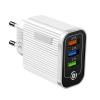 Generic Portable 36W 3 USB Ports QC3.0 Fast Charging Quick Charger-