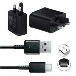 Samsung Galaxy S10+ S8 A10s A20s A30s TYPE C FAST Charger Adaptive