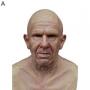 Generic Full Head Halloween Scary Horror Old Man Rubber Face-A**