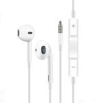 Generic Wired Hands-free 3.5mm Jack In-Ear Headphone With Mic (White)