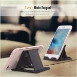 Generic Universal Foldable Tablet Stand Multi-angle Pocket Desktop -Black