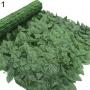 Generic 50x100cm Artificial Fence Leaf Roll Privacy Screen Hedge Balcony Garden Decor
