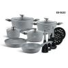 EDENBERG 15 Pcs Edenberg Heavy Duty Cookware Set