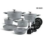 EDENBERG 15 Pcs Edenberg Heavy Duty Cookware Set