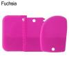 Generic 3 Pcs/Set Plastic Pastry Dough Icing Fondant Cake-Fuchsia