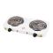 Generic Double Tabletop Electric Portable Spiral Coil Hotplate