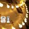 Generic Christmas Xmas Globe String Lights Warm White Battery Powered Ball Fairy 10 Meters Holiday Decoration Lamp Remote Timer 8 Modes 50 LED