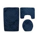 Aworky Limited Toilet Set Velvet Dark Blue
