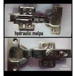 Romany Malpa Hydraulic Hinges-Silver