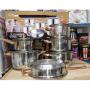 Generic 12pcs Stainless Steel Heavy Nonstick Cookware Set - BOMINOX