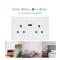Generic Smart Socket WiFi Wall Socket With USB Twin Outlet