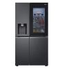 LG GC-X257CQES Side By Side Fridge - Matte Black Finish, 635L