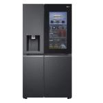 LG GC-X257CQES Side By Side Fridge - Matte Black Finish, 635L