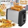 Sokany 2 Slice Pop Up Bread Toaster,
