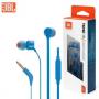 Jbl Tune 110 In-Ear Headphones With Mic (Blue)
