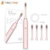 Generic Electric Toothbrushes With 4 Brush Heads - Pink