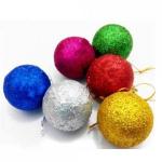 Decor Christmas Tree Decor Ball Pendants Glitter Balls Christmas Tree Accessories