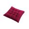 Generic Soft Thicken Pad Chair Cushion Tie On Seat Dining-Wine Red