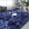Generic Quality Blue Patched Soft And Tender Fluffy Carpet - 5*8
