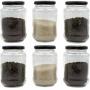 Generic 4 Glass Jar With Airtight Lids (720Ml)