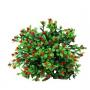 Generic 15 Heads Artificial Aglaia Odorata Flowers Plant Home Wedding Party Decoration-Red