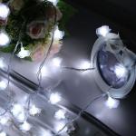 Generic LED Garland Artificial Flower Bouquet String Lights Foam Rose Fairy Lights For Valentine`s Day Wedding Decoration